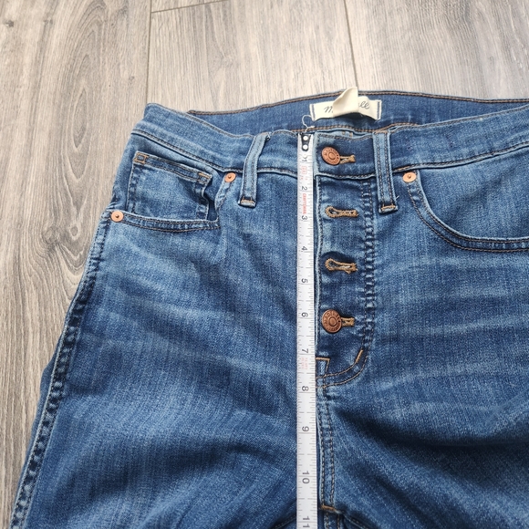 Madewell 10" High Rise Skinny Jeans 27 - Picture 12 of 16
